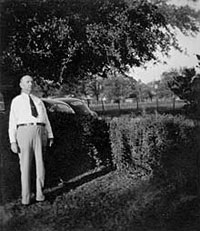 H.R. Weaver singing "Ox-Driving Song" at his home in Merryville, La., October 1940