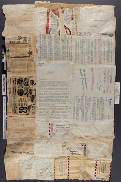 back of drawing after treatment