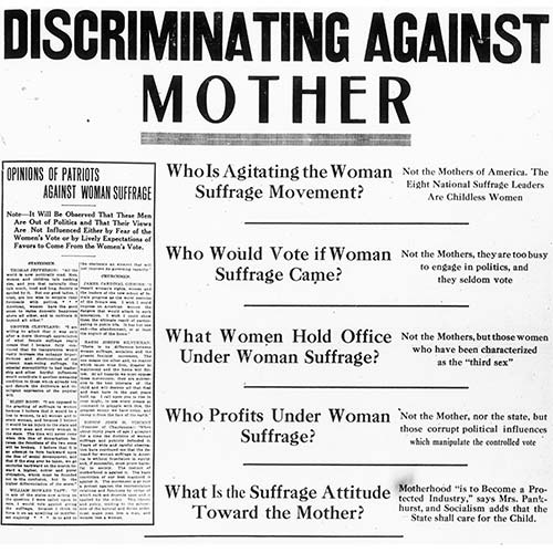 Tulsa Daily World., "Discriminating Against Mother"