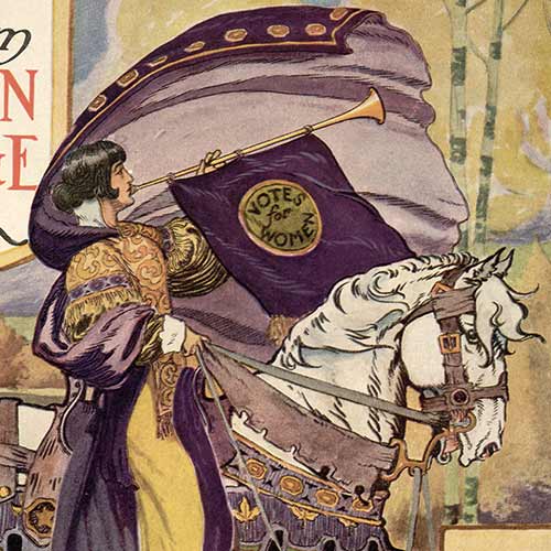 Official program, Woman Suffrage procession