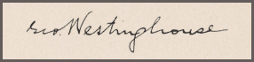 Westinghouse signature