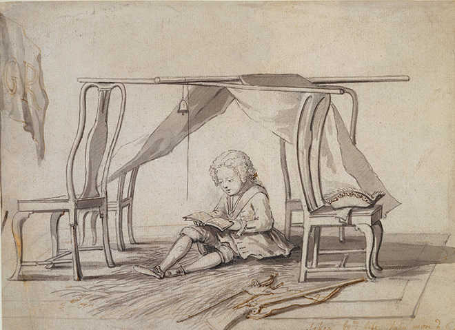 Prince George Playing at Soldiers 