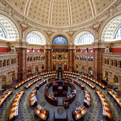 Panorama of the Main Reading Room